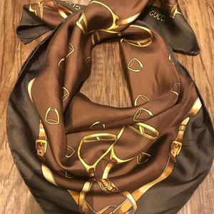 Gucci Equestrian Silk Scarf
